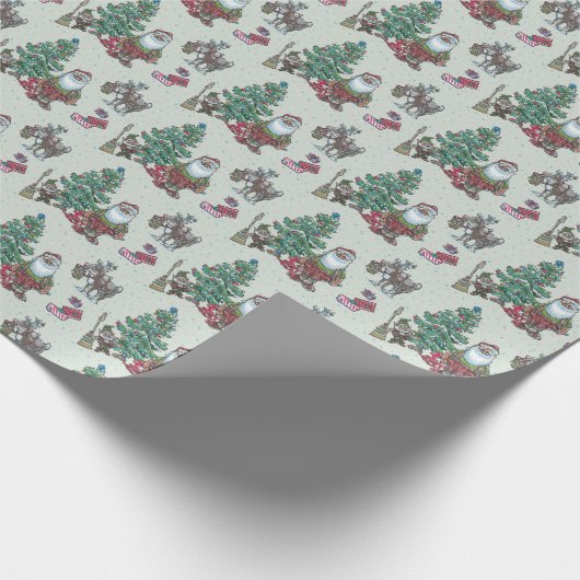 Santa Paper Cadeaupapier (Hoek)