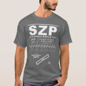 Santa Paula Airport SZP T-shirt (Voorkant)