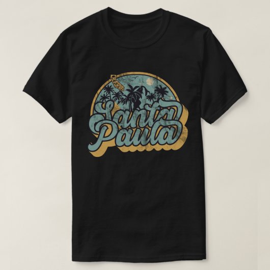 Santa Paula, California T-shirt (Design voorkant)