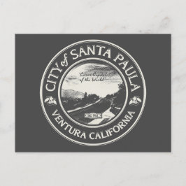 SANTA PAULA CALIFORNIË BRIEFKAART