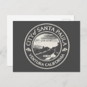 SANTA PAULA CALIFORNIË BRIEFKAART (Voorkant / Achterkant)