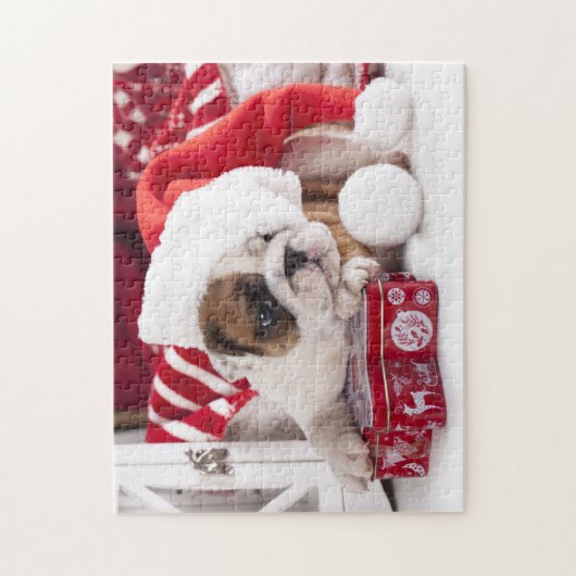 Santa Paws 11x14 Legpuzzel (Verticaal)
