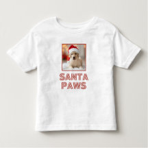 Santa Paws - Aangepaste foto Hondenliefhebber kers