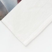 Santa Paws Bengal Cat Christmas Personalized  Fleece Deken (Hoek)