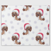 Santa Paws Cadeaupapier (Vlak)