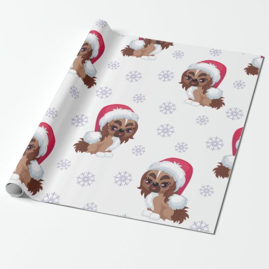 Santa Paws Cadeaupapier (Uitgerold)
