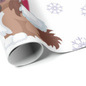 Santa Paws Cadeaupapier (Rol Hoek)