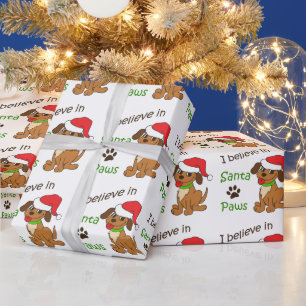 Santa Paws Cadeaupapier