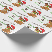 Santa Paws Cadeaupapier (Hoek)
