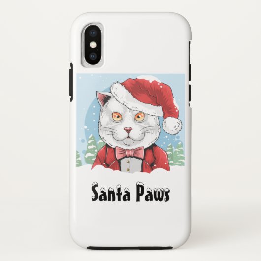 Santa Paws Case-Mate iPhone Case (Achterkant)