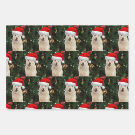 Santa Paws - Crystal the Husky Inpakpapier Vel