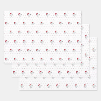 Santa Paws - Cute Dog Theme Kerstmis Inpakpapier Vel