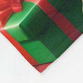 Santa Paws: de feestelijke verrassing van een staf Fleece Deken (Hoek)