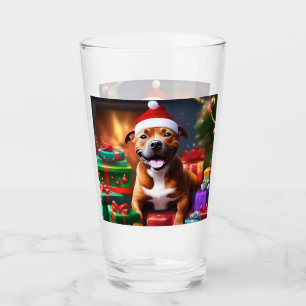 Santa Paws: de feestelijke verrassing van een staf Glas