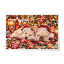 Santa Paws Dromen | Kersthonden Welkomstmat