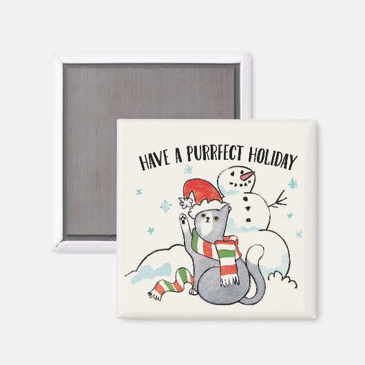 Santa Paws | Een vruchtbare feestdag hebben Magneet (Voorkant / Achterkant)