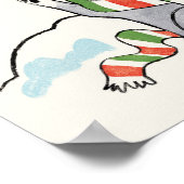 Santa Paws | Een vruchtbare feestdag hebben Poster (Hoek)