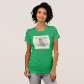 Santa Paws | Een vruchtbare feestdag hebben T-shirt (Voorkant volledig)