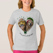 Santa Paws en I Children's T-shirt (Voorkant)