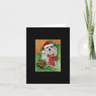 Santa Paws Feestdagen Kaart