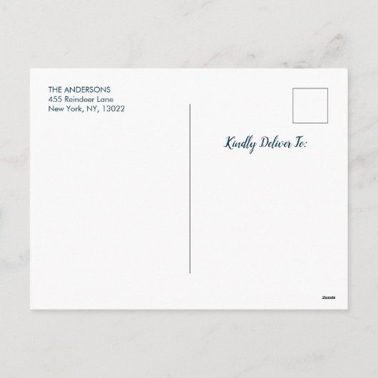 Santa Paws | Funny Cat and Dog Pet Photo Feestdagenkaart (Achterkant)