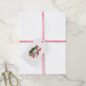 Santa Paws Gift Label - Christmas Chihuahua Cadeaulabel (Met Touw)