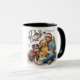Santa Paws Hond Papa Kerstmug – Cute Holiday Co Mok