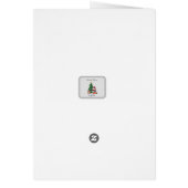 Santa Paws Husky Kerst Kaart (Achterkant)