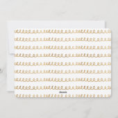 Santa Paws is een Comin to Town Fun Pet Photo Sant Feestdagenkaart (Achterkant)