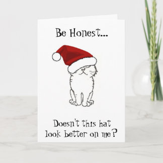 Santa Paws-Kaart Feestdagen Kaart