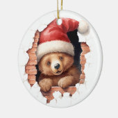 Santa Paws Keramisch Ornament (Links)