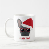 Santa Paws Kerstblauw Koffiemok (Links)
