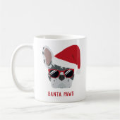 Santa Paws Kerstblauw Merle Koffiemok (Links)