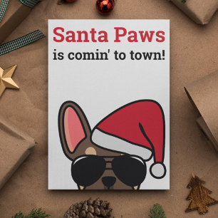 Santa Paws Kerstbruin Tan Kaart