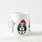 Santa Paws, kersthonden Koffiemok (Voorkant links)