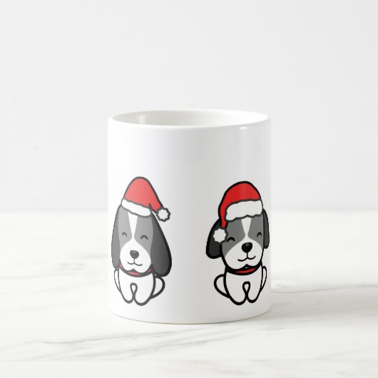 Santa Paws, kersthonden Koffiemok (Center)