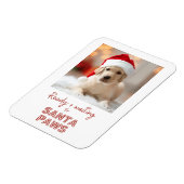 Santa Paws klaar en klaar - Hondenliefhebber Chris Magneet (Linkerzijde)