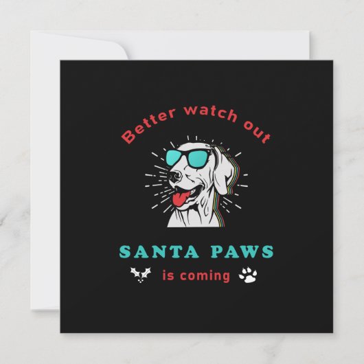 Santa Paws komt aan Vintage Kerstmis (Voorkant)