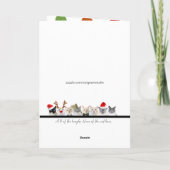 Santa Paws komt naar de kerststad Kaart (Achterkant)