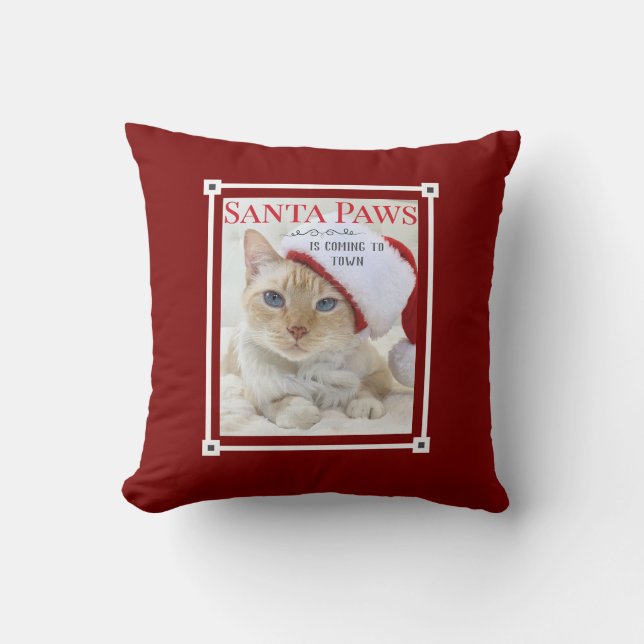 Santa Paws komt naar de kerststad Kussen (Voorkant)
