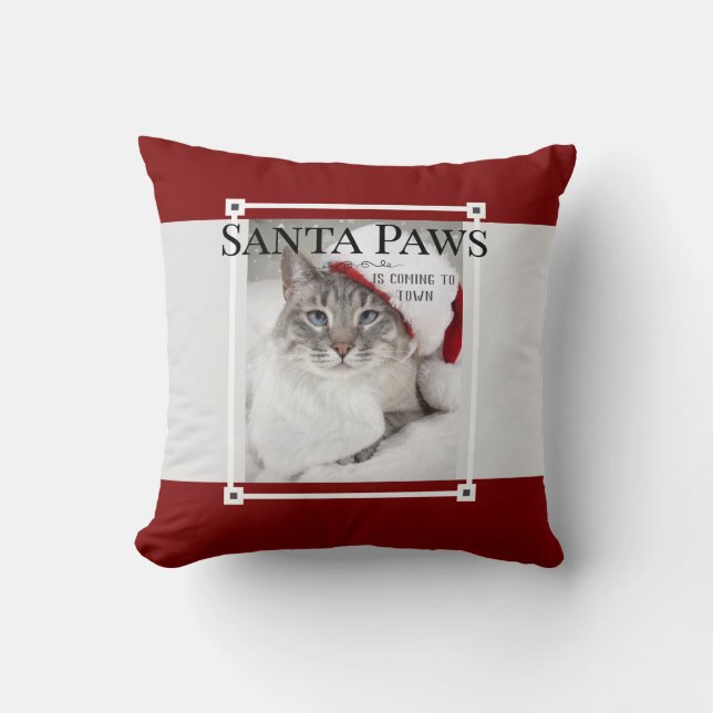 Santa Paws komt naar de kerststad Kussen (Voorkant)