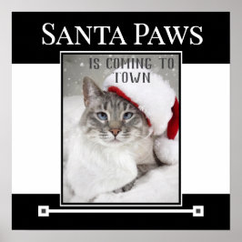 Santa Paws komt naar de kerststad Poster