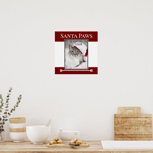 Santa Paws komt naar de kerststad Poster (Keuken)