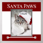 Santa Paws komt naar de kerststad Poster (Voorkant)