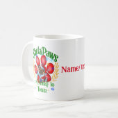 Santa Paws komt naar de stad, Xmas Paws Koffiemok (Voorkant links)