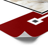 Santa Paws komt naar het Christmas Poster (Hoek)