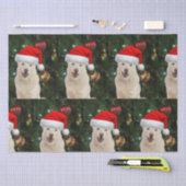 Santa Paws - Kristal the Husky Dog Kerstmis Tissuepapier (Craft)