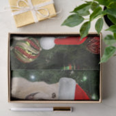 Santa Paws - Kristal the Husky Dog Kerstmis Tissuepapier (Geschenk)