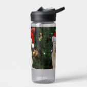 Santa Paws - Kristal the Husky Dog Kerstmis Waterfles (Links)