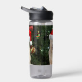 Santa Paws - Kristal the Husky Dog Kerstmis Waterfles (Rechts)